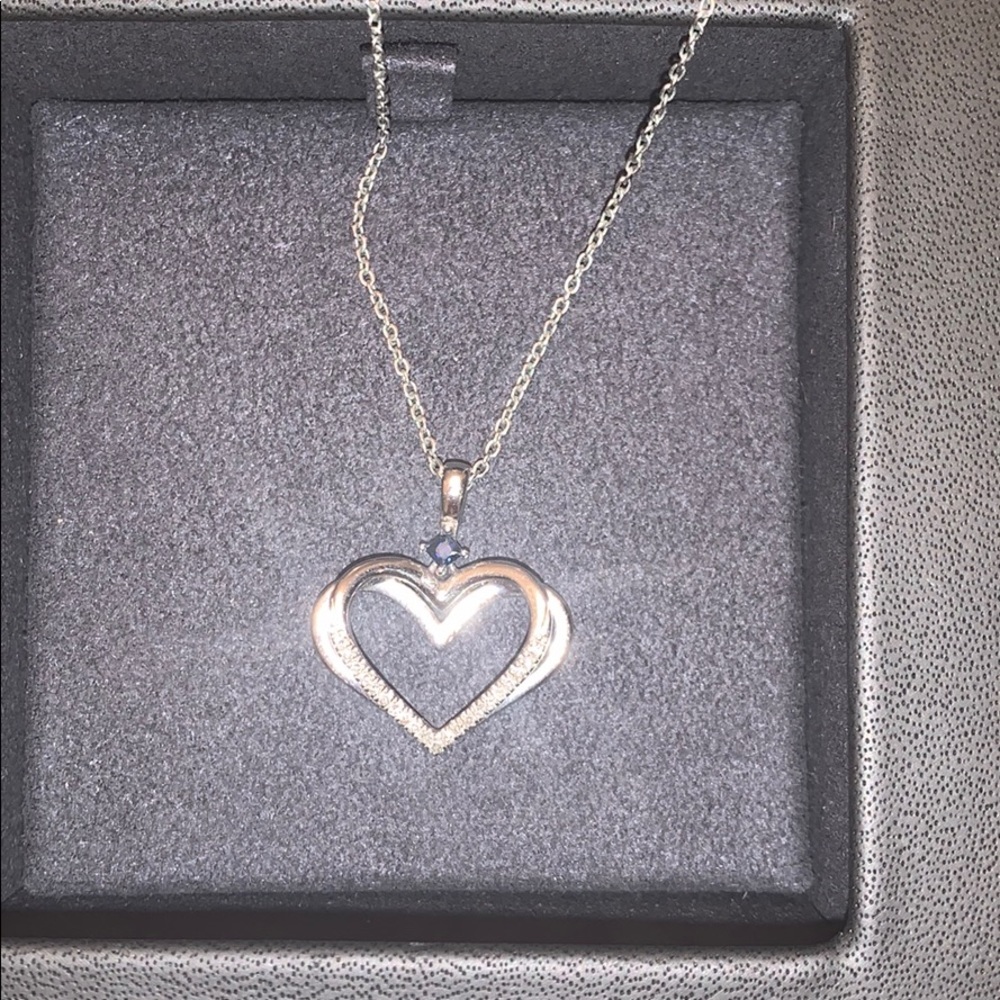 Blue sapphire vera wang necklace